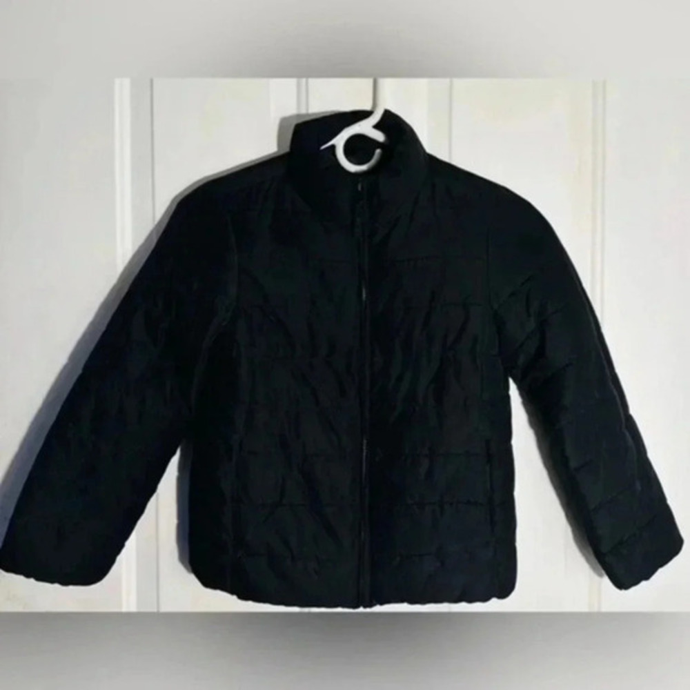Girls Black Puffer Coat 🖤